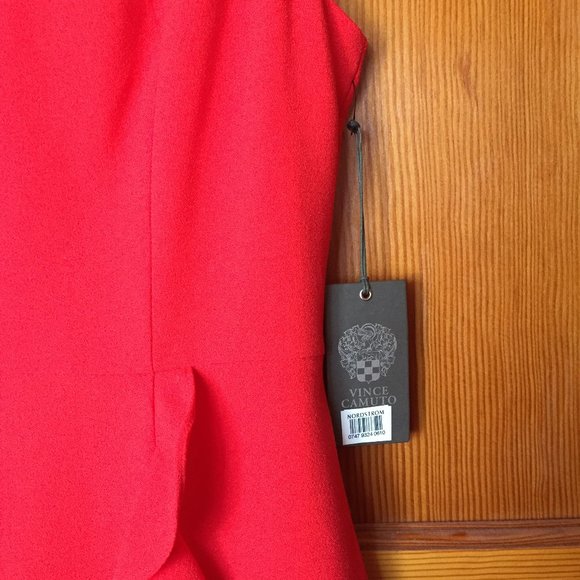 Vince Camuto Red Dress Size 6 - New - Picture 4 of 4